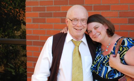 Dad and Me, A Few Years Ago