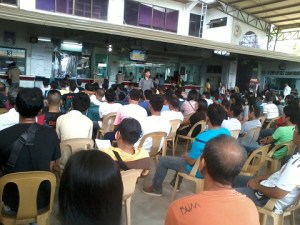 I will never complain about waiting at DMV again...